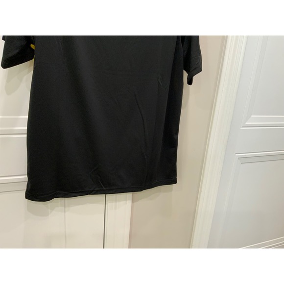 HBCali Black Yellow Greek Key Pocket Athletic T Shirt Mens L - Picture 11 of 16